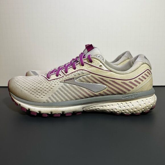 Womens BROOKS Ghost 12 Purple Running Shoes / Size 9 - Picture 4 of 10